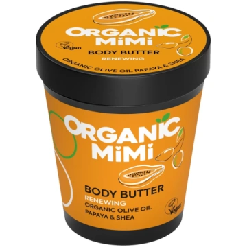 Organic Mimi Ķermeņa sviests Renewing Olive & Papa
