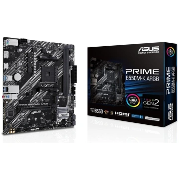 ASUS PRIME B550M-K ARGB AMD B550 Socket AM4 micro 