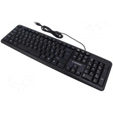 Keyboard | black | USB A | BE layout,wired | 1.5m 