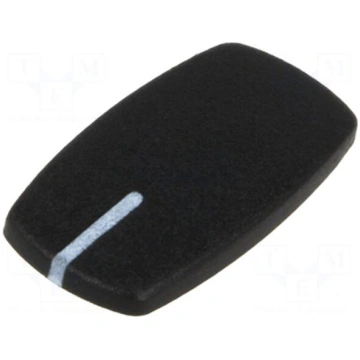 Cap | ABS | black | push-in | Pointer: white | App