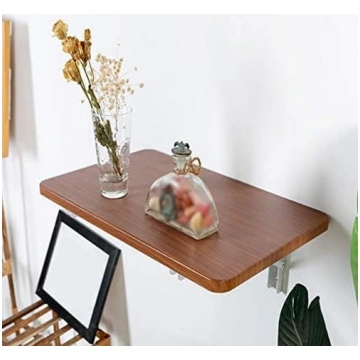 Wooden Folding Wall Table, Multifunctional Compute