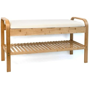 Moa Shoe Bench with Storage 90 x 33 x 50 cm Max We