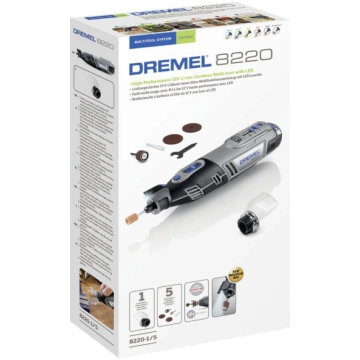 Dremel 8240 1/5 + 5 piederumi / Taisnā slīpmašīna 