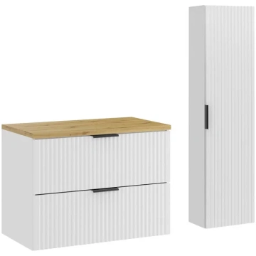 Vannas mēbeļu komplekts COMAD ARTISAN 80 cm, balts