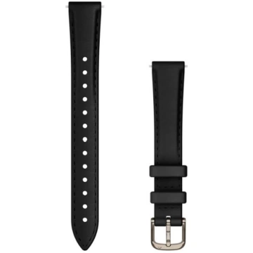 Garmin Lily 2 ādas siksniņa, 14 mm, melna