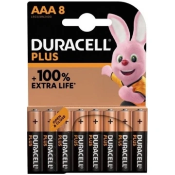 Duracell Bateria Plus AAA / R03 8 szt. 5922