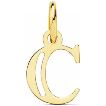 C-Buchstaben Anhänger in 750 Gold Alda Joyeros