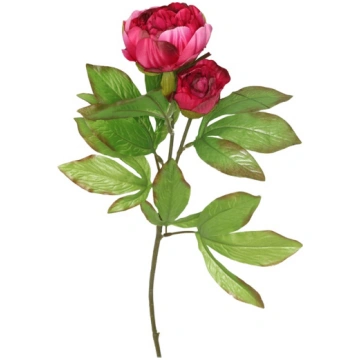 Mākslīgie ziedi, peonija, rozā krās., 68 cm