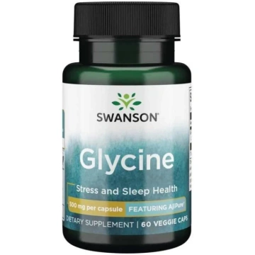 Swanson SWANSON AjiPure glicīns 500 mg - 60 kapsul