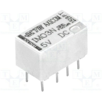 Relay: electromagnetic; DPDT; Ucoil: 5VDC; 2A; 0.5