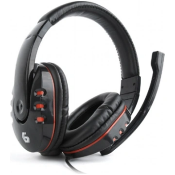 Gembird, Gembird Glossy Black, Gaming headset with