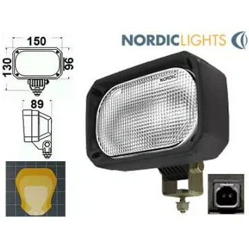Papildu tālās gaismas lukturis LED NORDIC