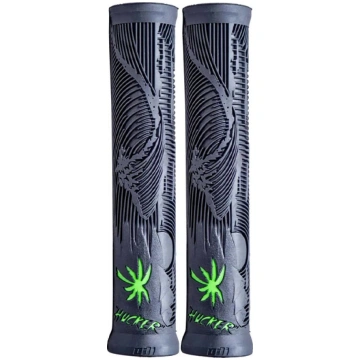 ODI Hucker flangeless grips black/green skrejriteņ