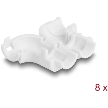 Delock Cable Clips for Angling 8 pieces white | 88
