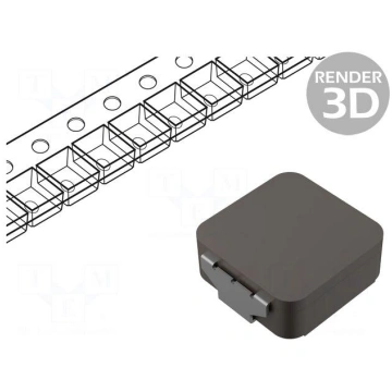 Inductor: wire | SMD | 820nH | ±20% | M | 8.8x8.4x