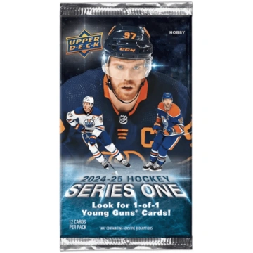 2024-25 Upper Deck Series 1 Hokeja kartītes Iepako