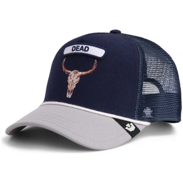 Cepur izliekta truckeris tumši zils snapback Pop R