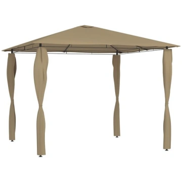 vidaXL dārza nojume ar stabu pārsegiem, 3x3x2,6 m,