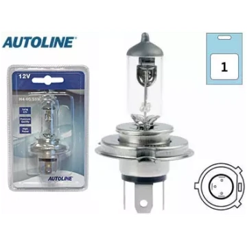 Halogēna spuldze Autoline H4 12V 60/55W P43