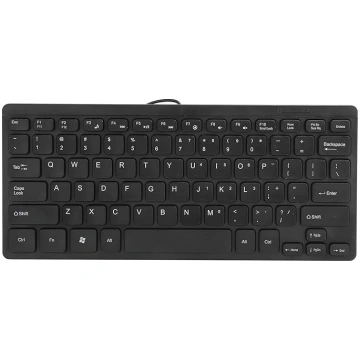 VBESTLIFE Ultra Thin USB Cable Keyboard Waterproof