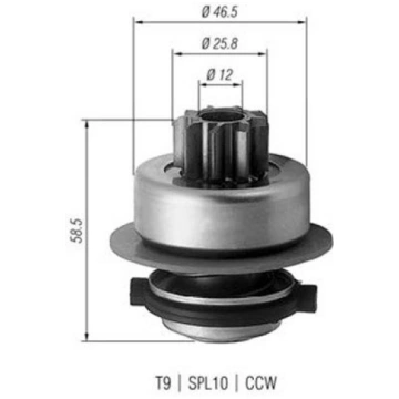 MAGNETI MARELLI 940113020171 Zobrats, Starteris