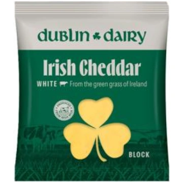 Siers Irish Cheddar DUBLIN DAIRY baltais 200g
