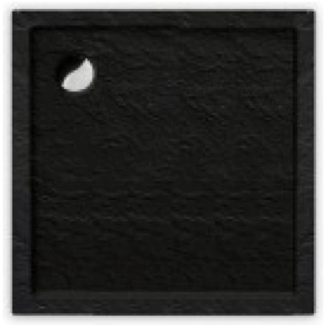 Dušas paliktnis Roth Flat Stone 90x90x5 antracīts 