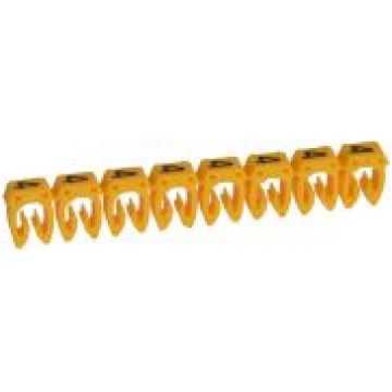 CAB 3 Kabeļu marķieri 1.5 - 2.5mm2, numurs 4, dzel