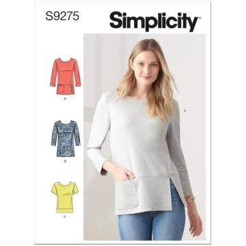 Simplicity SS9275U5 Sieviešu noapaļota izgriezuma 