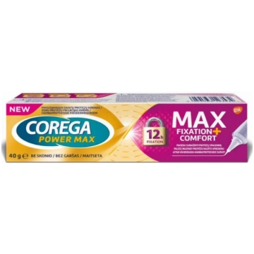 COREGA protēžu fiksācijas krēms MAX Fixation+Comfo