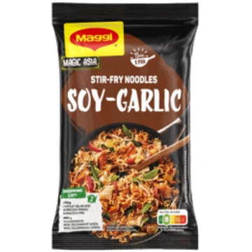 Ātri pagatavojamas nūdeles MAGGI Soy Garlic 185g