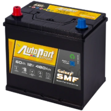Akumulators Autopart Galaxy SMF 60Ah, 480A, 12V (+