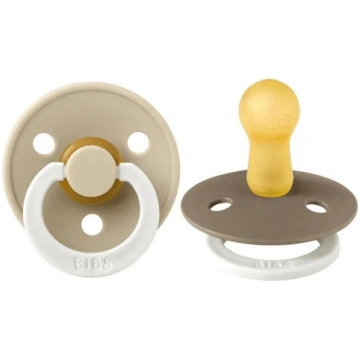 Bibs Glow Natural rubber pacifier 6-18 months 2pcs