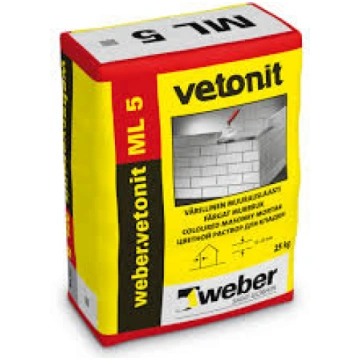 Mūrjava Weber.vetonit ML 5, NATTAS 150, 25kg 64159