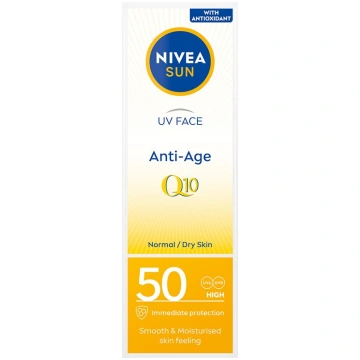 Krēms iedeguma kopšanai Nivea Q10 SPF50+, 50 ml