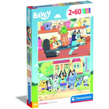CLEMENTONI BLUEY puzle 2x60, 24813 CLEMENTONI PUZZ