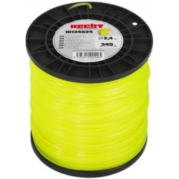HECHT kvadrātveida trimmera aukla 2,4 mm x 345 m