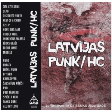 Various - Latvijas Punk/HC, audio kasete, MC/ Musi