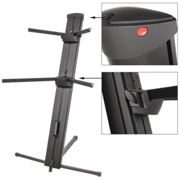 V-TONE DELUXE K2 Keyboard Stand Double Adjustable 