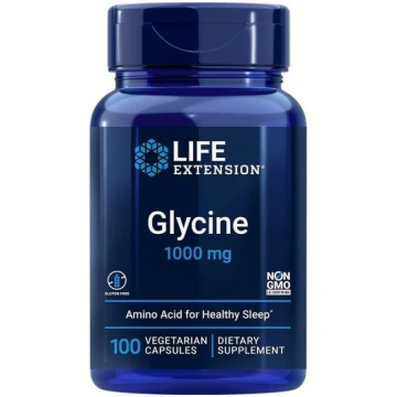 Dzīves pagarināšanas glicīns, 1000 mg - 100 kapsul