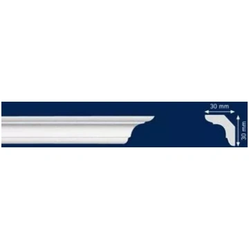 Putuplasta griestu līstes C-40 30x30mm 2m (125gab/