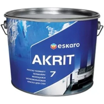 Eskaro AKRIT 7 A 2.85L Zīdaini matēta krāsa sienām