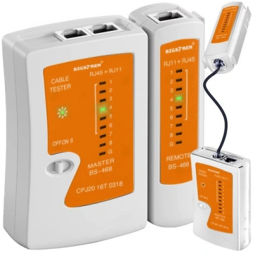 RJ45/RJ11 kabeļu testeris Bigstren 22166 | cable t
