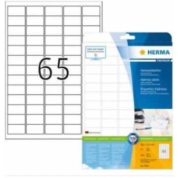 Herma Etykiety adresowe A4, 38,1 x 21,2 mm, , trwa