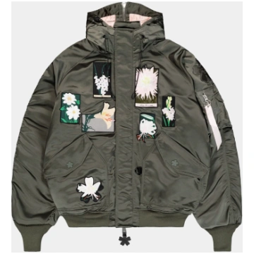 CECILIE BAHNSEN X ALPHA N-2B PATCH PARKA - VINTAGE