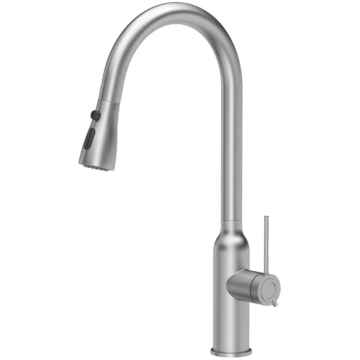 JESSICA Q LINE SteelQ kitchen faucet with pull-out