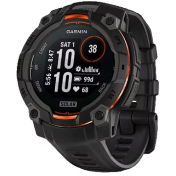 Garmin Instinct 3 45 mm | Solar Melns
