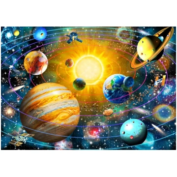 Puzzle Ringed Solar System 1000 BlueBird