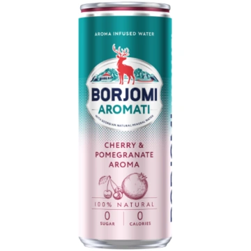 BORJOMI AROMATI minerālūdens ar Cherry-Pomegranate