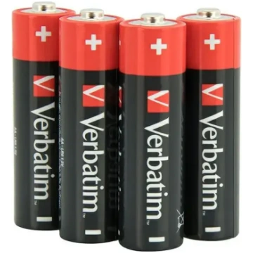 Verbatim ALKALINE BATTERY AA 4 PACK (SHRINK WRAP)